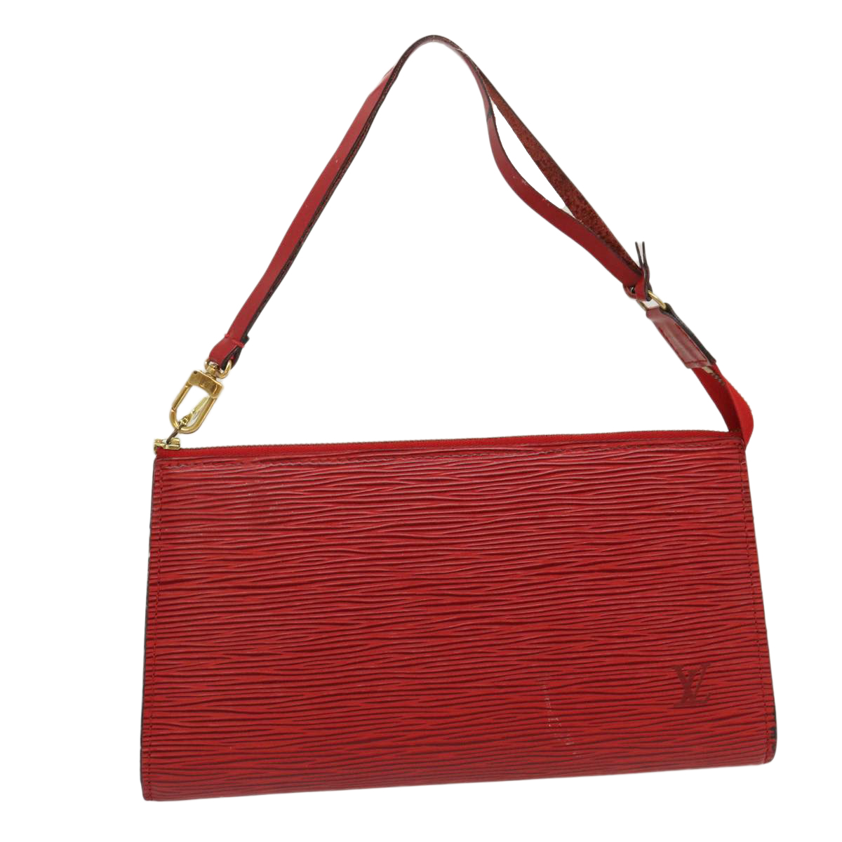 Louis Vuitton Epi Pochette Accessoires Pouch Red M52987 Lv Auth Tp297